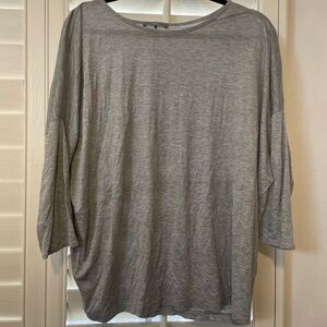 Zara Gray Long Sleeve Women's Top